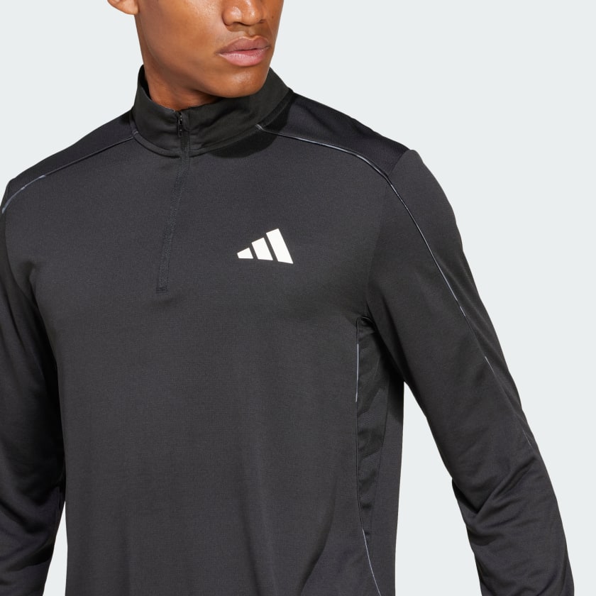 Men's adidas Train Essentials Camo 1/4-Zip Tee