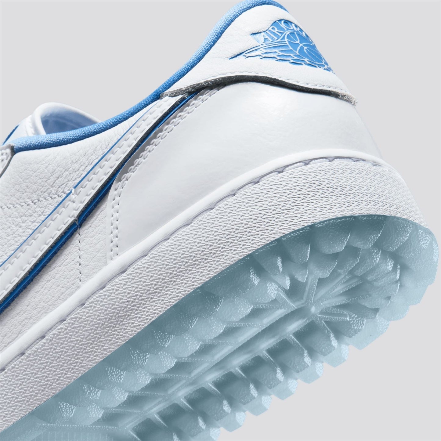 Air Jordan 1 Low Spikeless Golf Shoes White/Legend Blue/Blue Tint