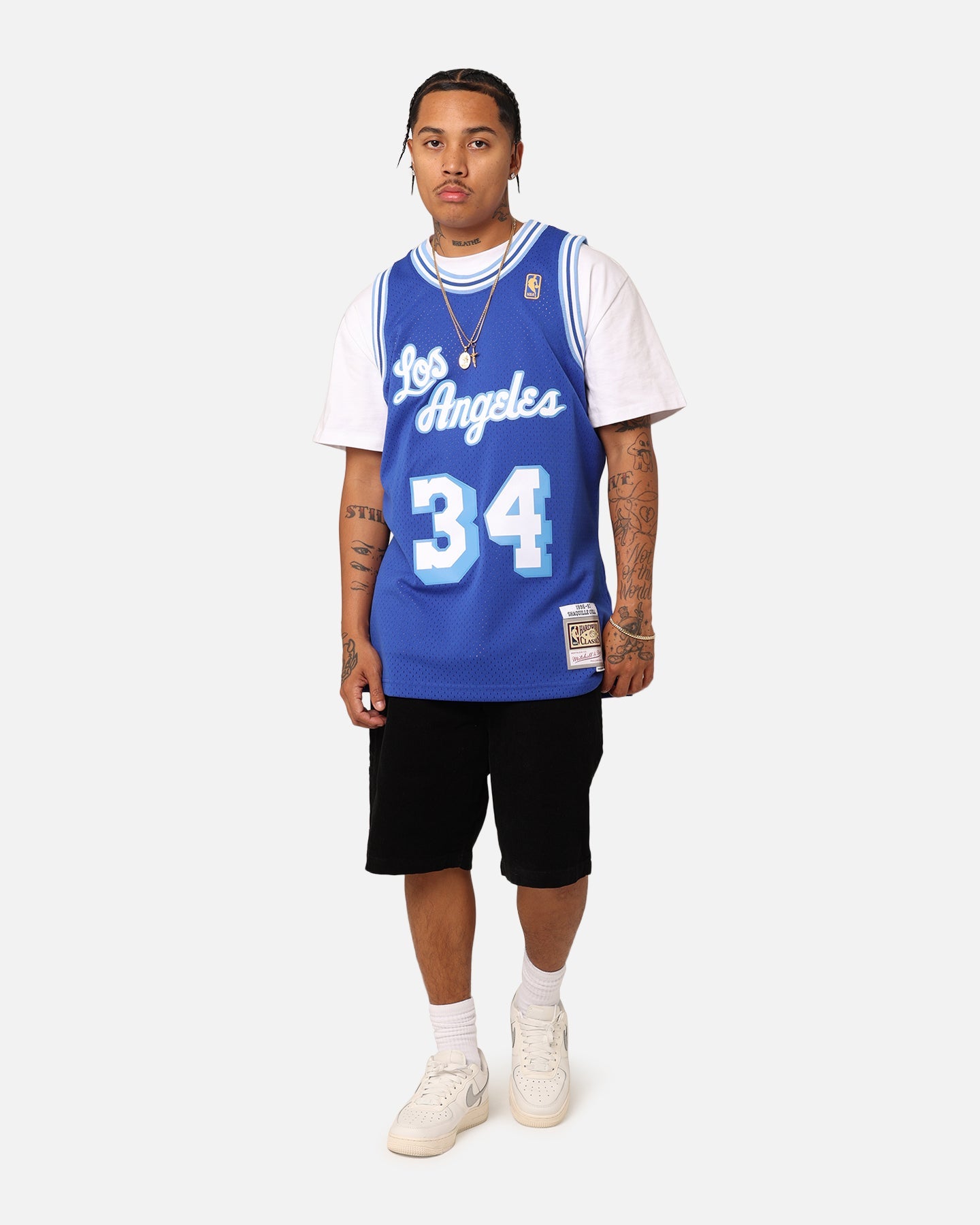 Mitchell & Ness Los Angeles Lakers Shaquille O'Neal '96-'97 #34 Swingman Jersey Royal