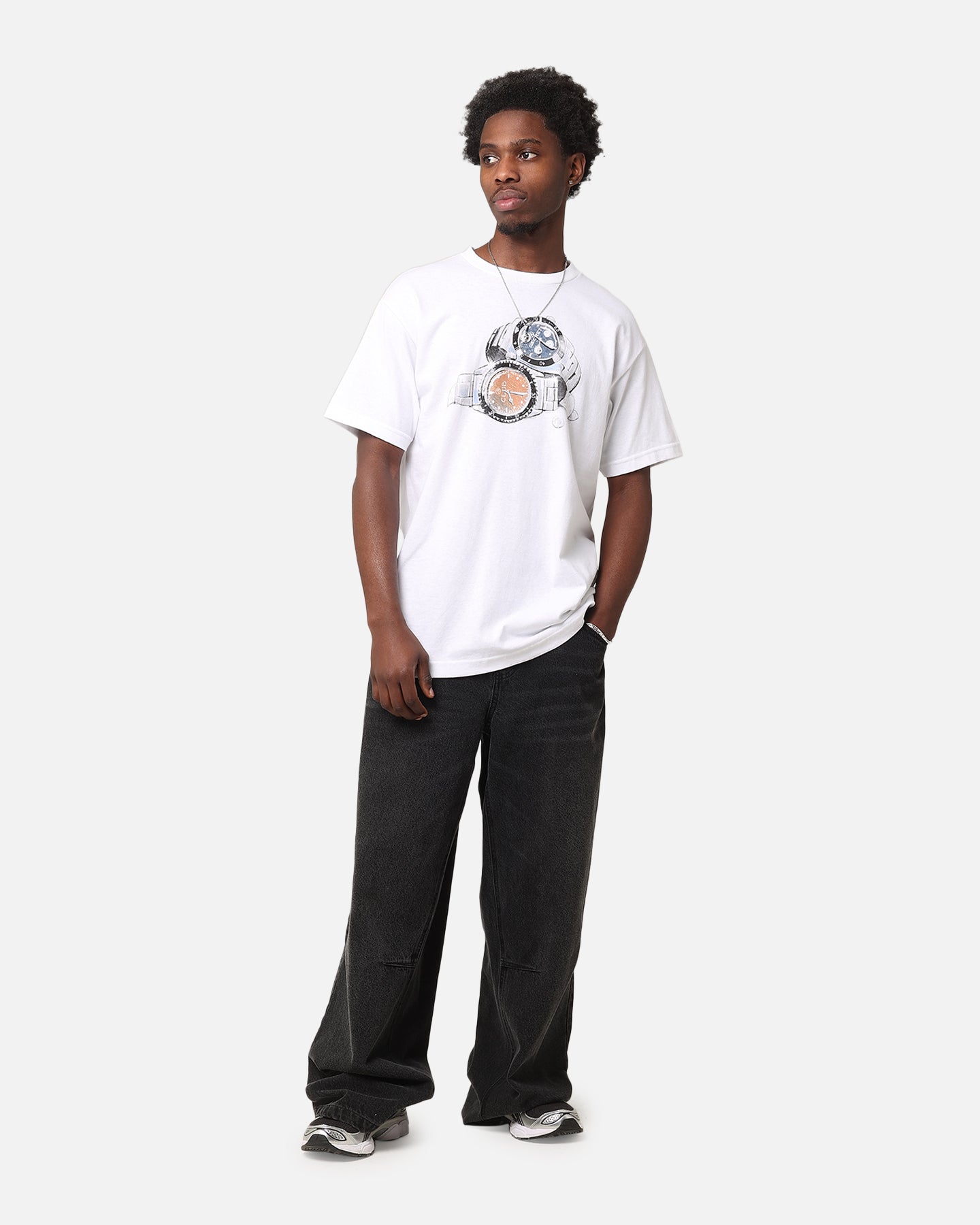 Secret Club Timepiece T-Shirt White