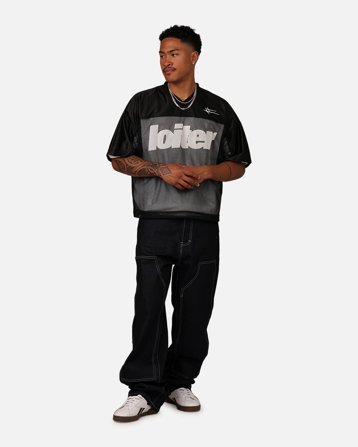 Loiter Outfield Training Jersey Black