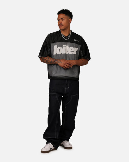 Loiter Outfield Training Jersey Black