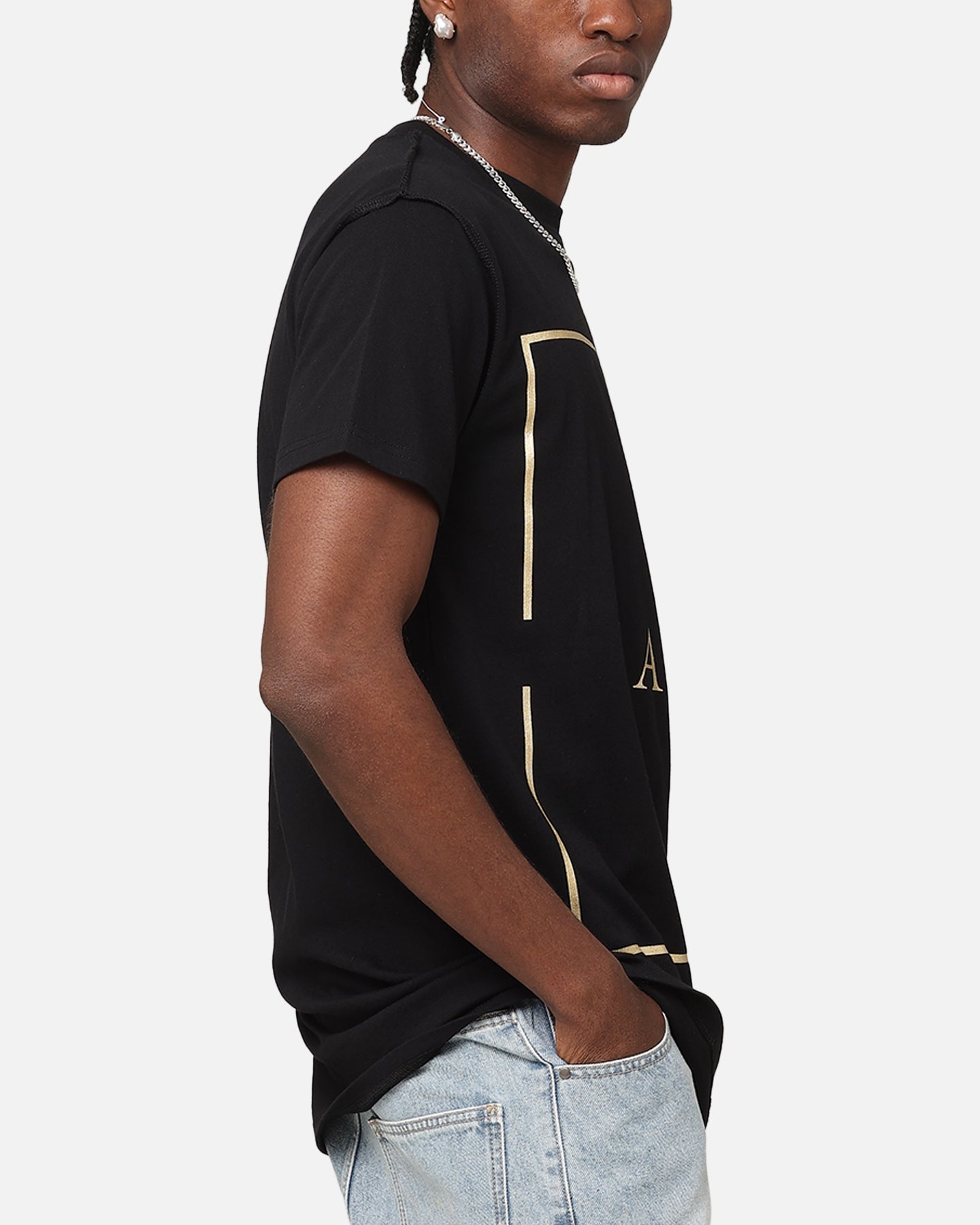 Saint Morta Division Lafayette T-Shirt Black/Gold