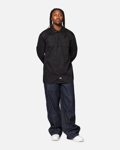 Dickies Long Sleeve Work Shirt Black