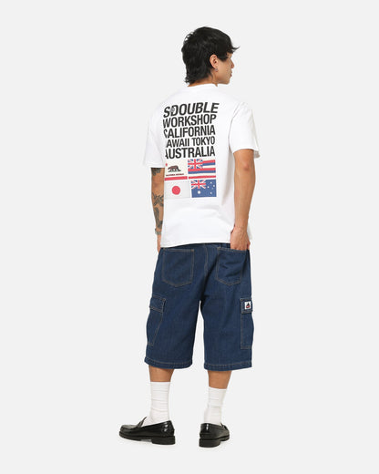 S Double Flags T-Shirt White