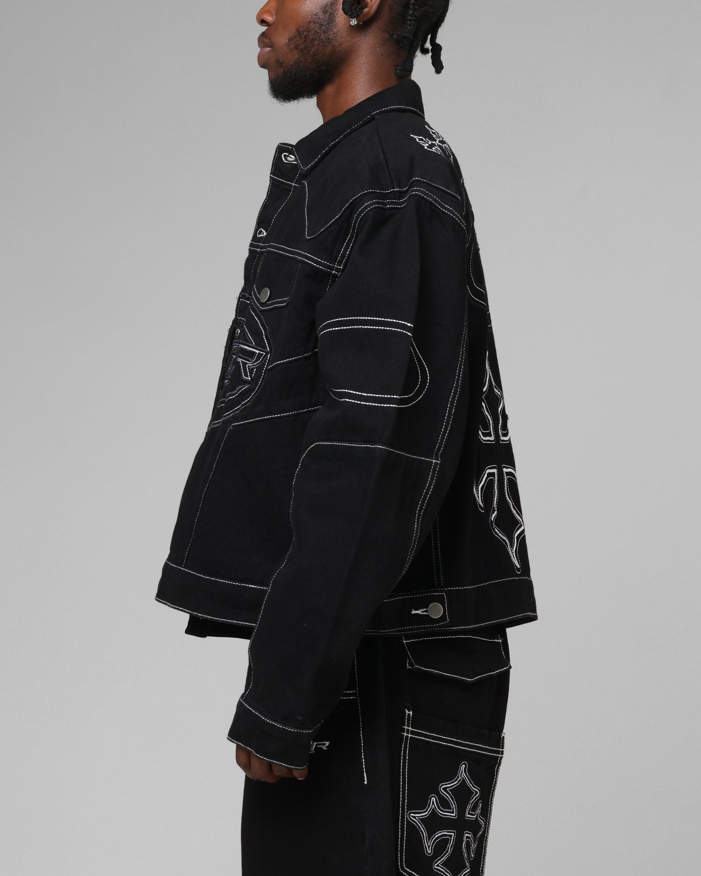 Loiter Daytona Denim Jacket Black