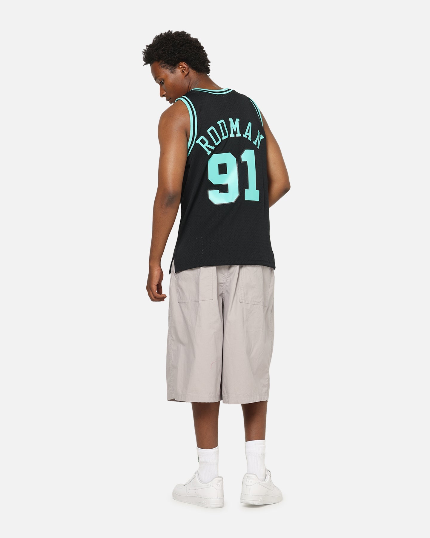 Mitchell & Ness Chicago Bulls Dennis Rodman 'Cool Blue' Swing Jersey Black/Blue
