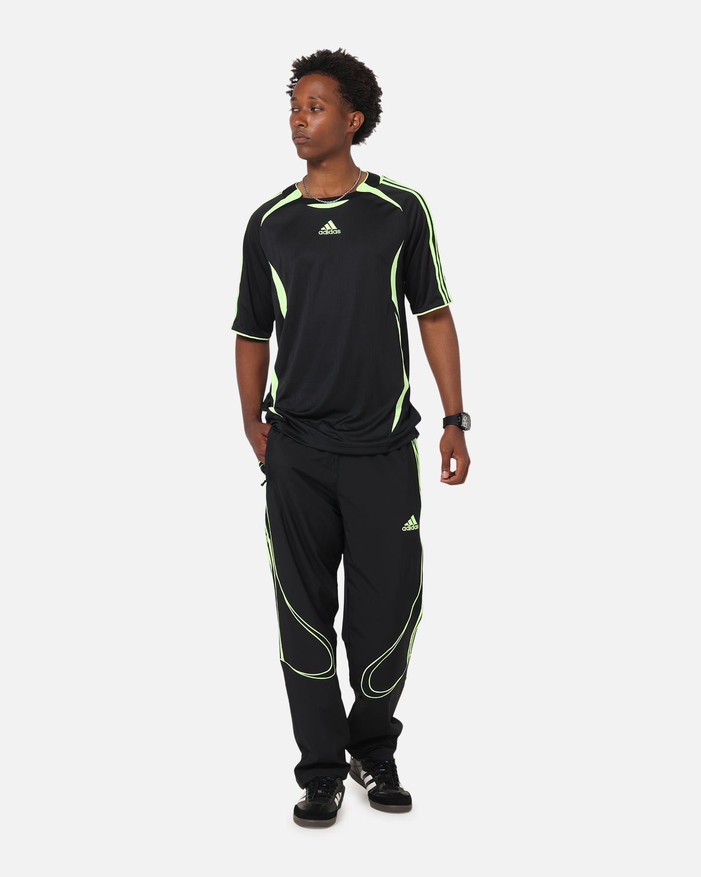 Adidas Teamgeist Adicolor T-Shirt Black/Green