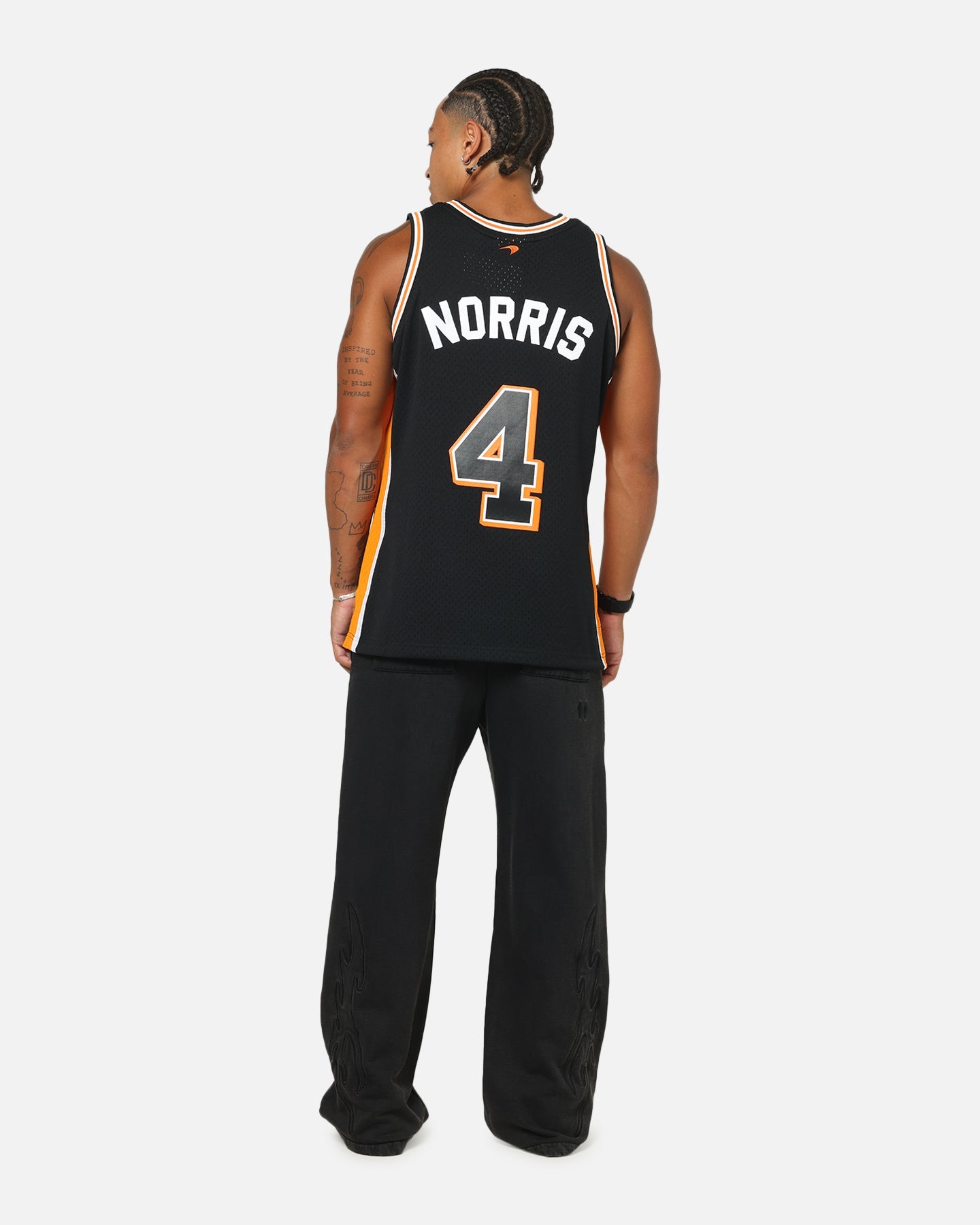 Mitchell & Ness X Mclaren Lando Norris Swing Jersey Black/Papaya