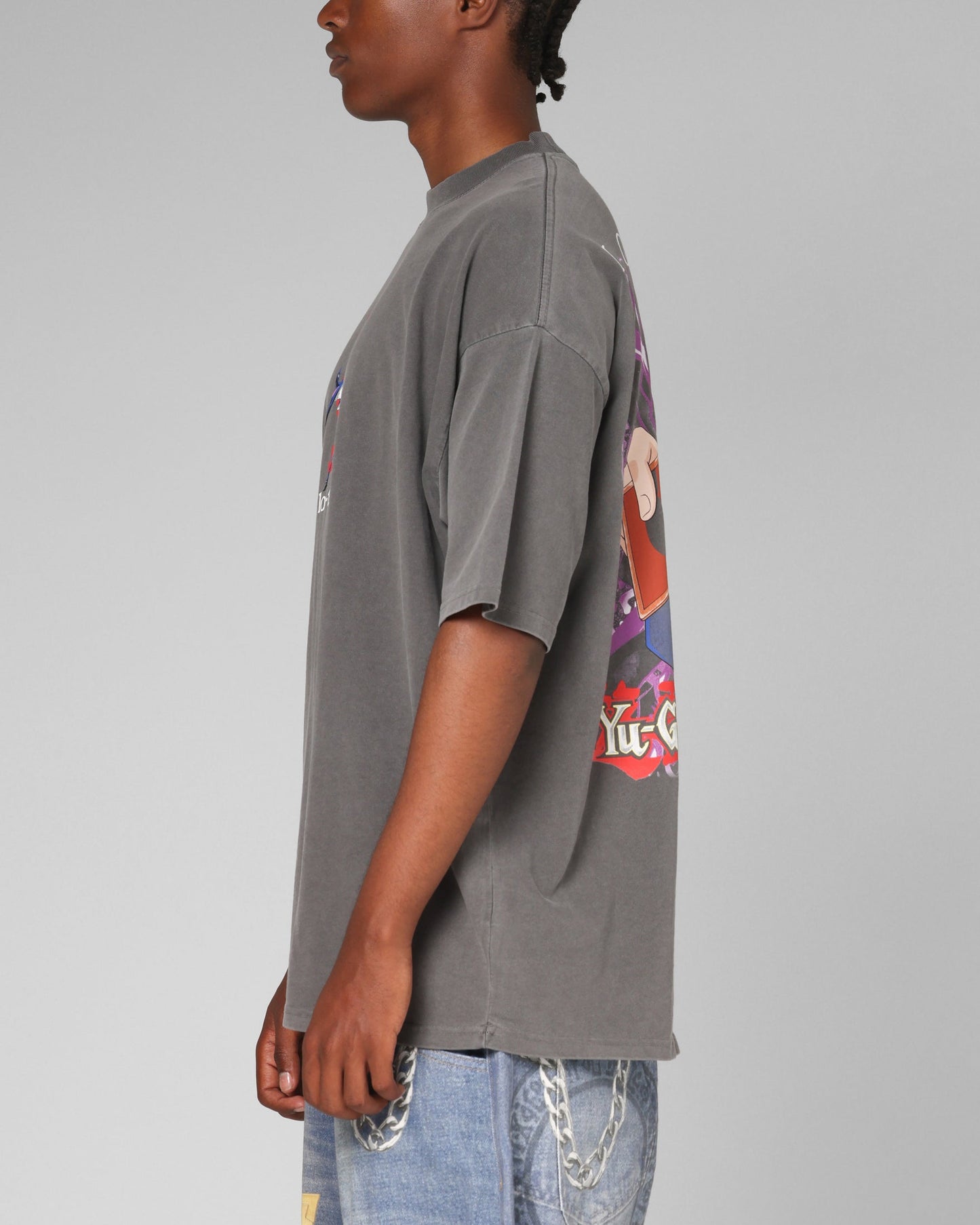 Loiter X Yu-Gi-Oh! Yugi T-Shirt Vintage Black