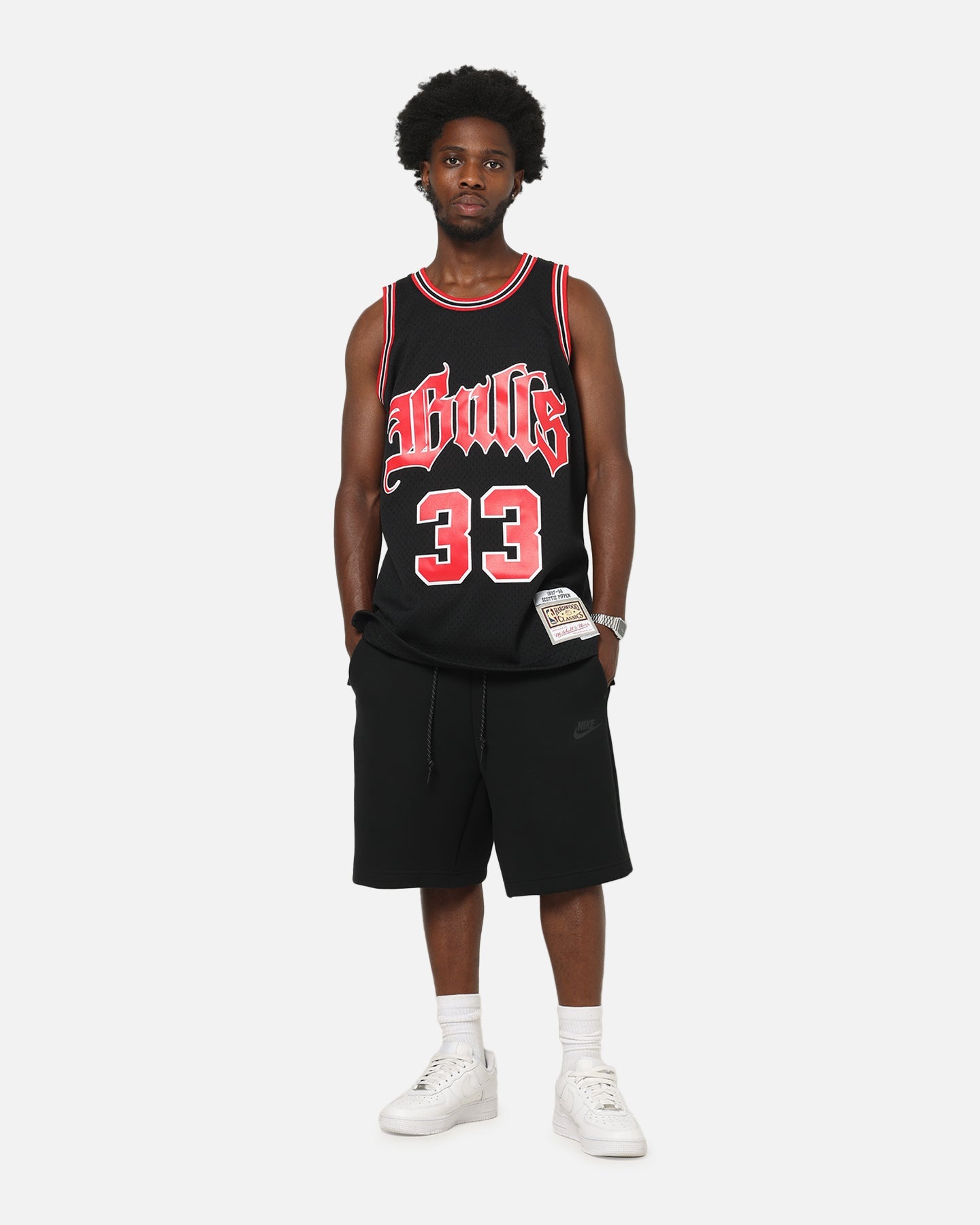 Mitchell & Ness Chicago Bulls Scottie Pippen Gothic Swing Jersey Black