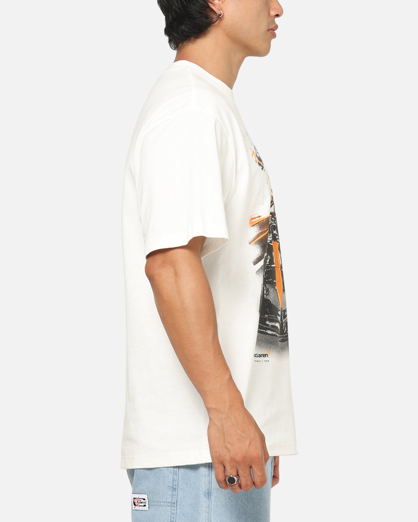 Mitchell & Ness X Mclaren Vegas 2025 T-Shirt Vintage White