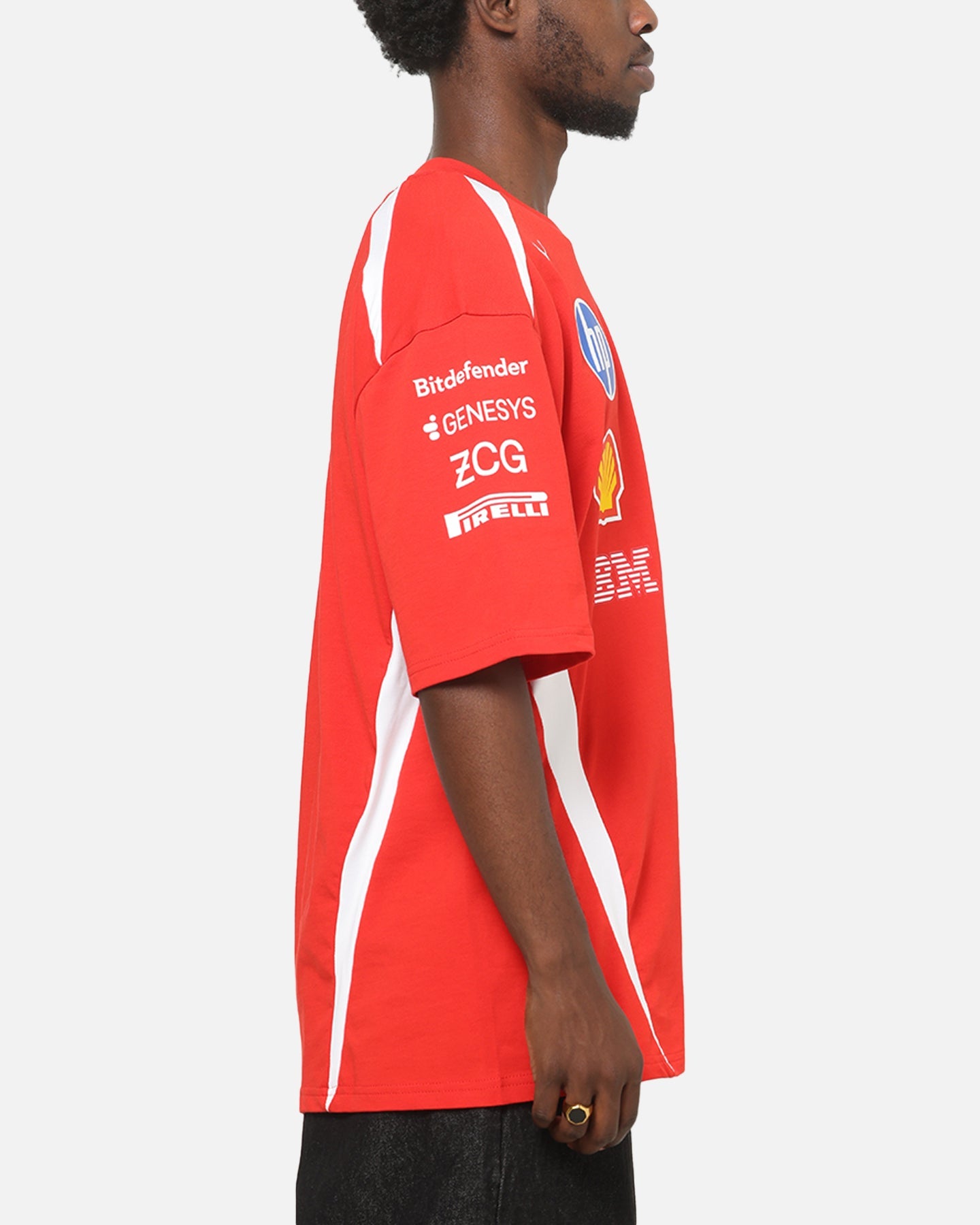 Puma X Scuderia Ferrari Replica Drivers T-Shirt Red