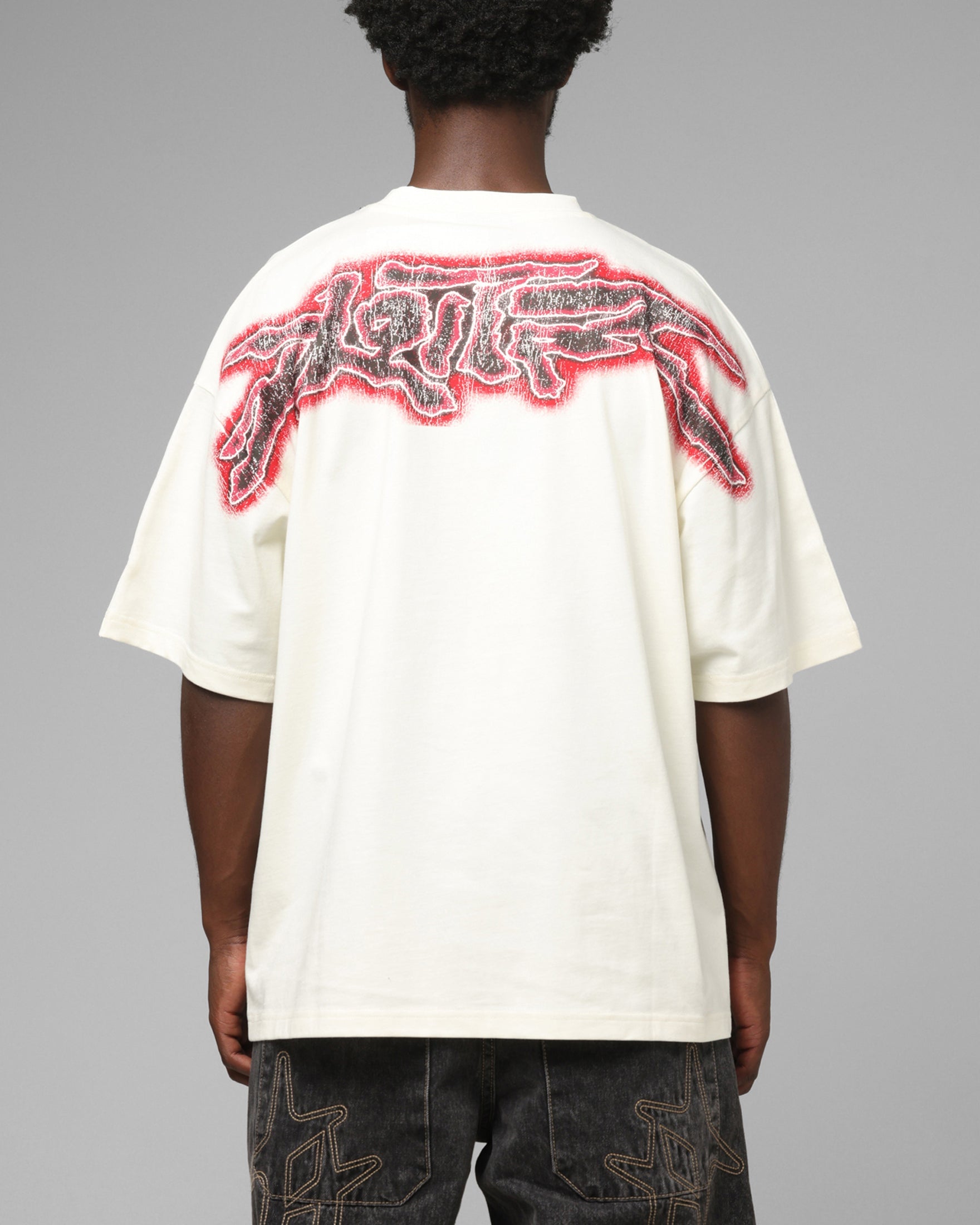 Loiter Airbrush Panther T-Shirt White
