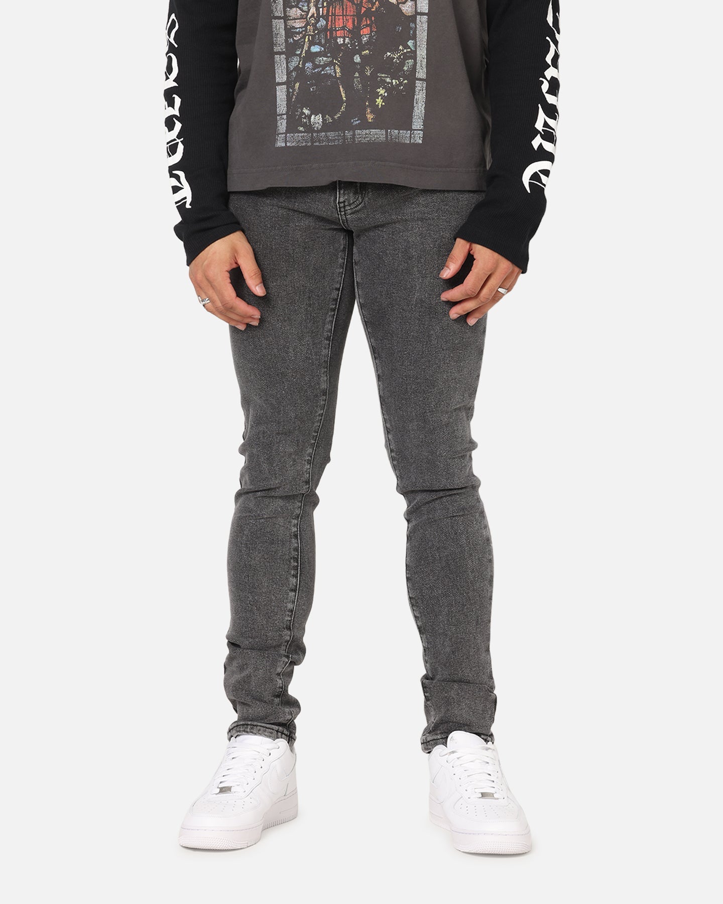Saint Morta Dynasty Jeans Black Stonewash