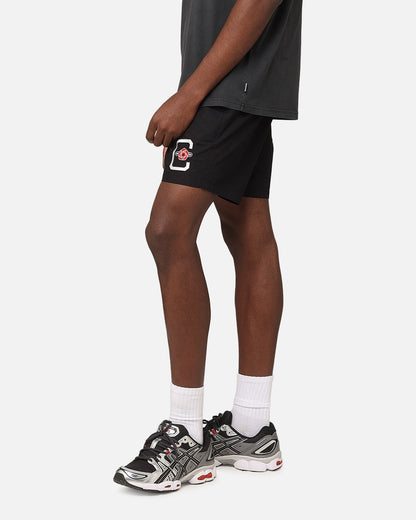 Carre Rose Beach Shorts Black