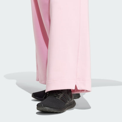 Women's adidas ALL SZN Fleece Loose Wide-Leg Pants