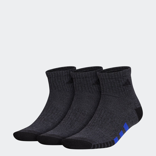 Cushioned Color Quarter Socks 3 Pairs