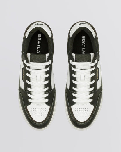 The Contour Collection Golf Shoes Dark Green/White Leather