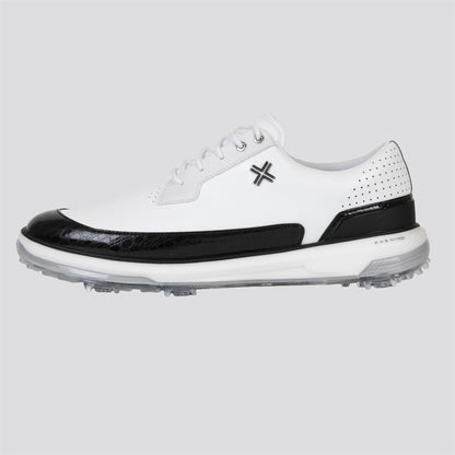 Moving Day SC RS Spiked Golf Shoes White/Black/Gator