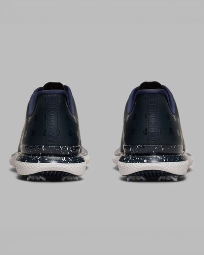 GALLIVAN2R G/LOCK Printed Skull & Tees Speckled Spiked Golf Shoes Twilight