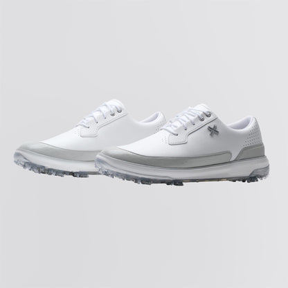 Moving Day SC RS Spiked Golf Shoes White/Ghost Grey Gator/White