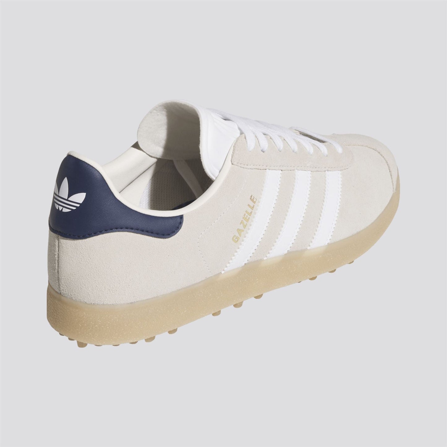 Gazelle Spikeless Golf Shoes Chalk White/Footwear White/Night Indigo