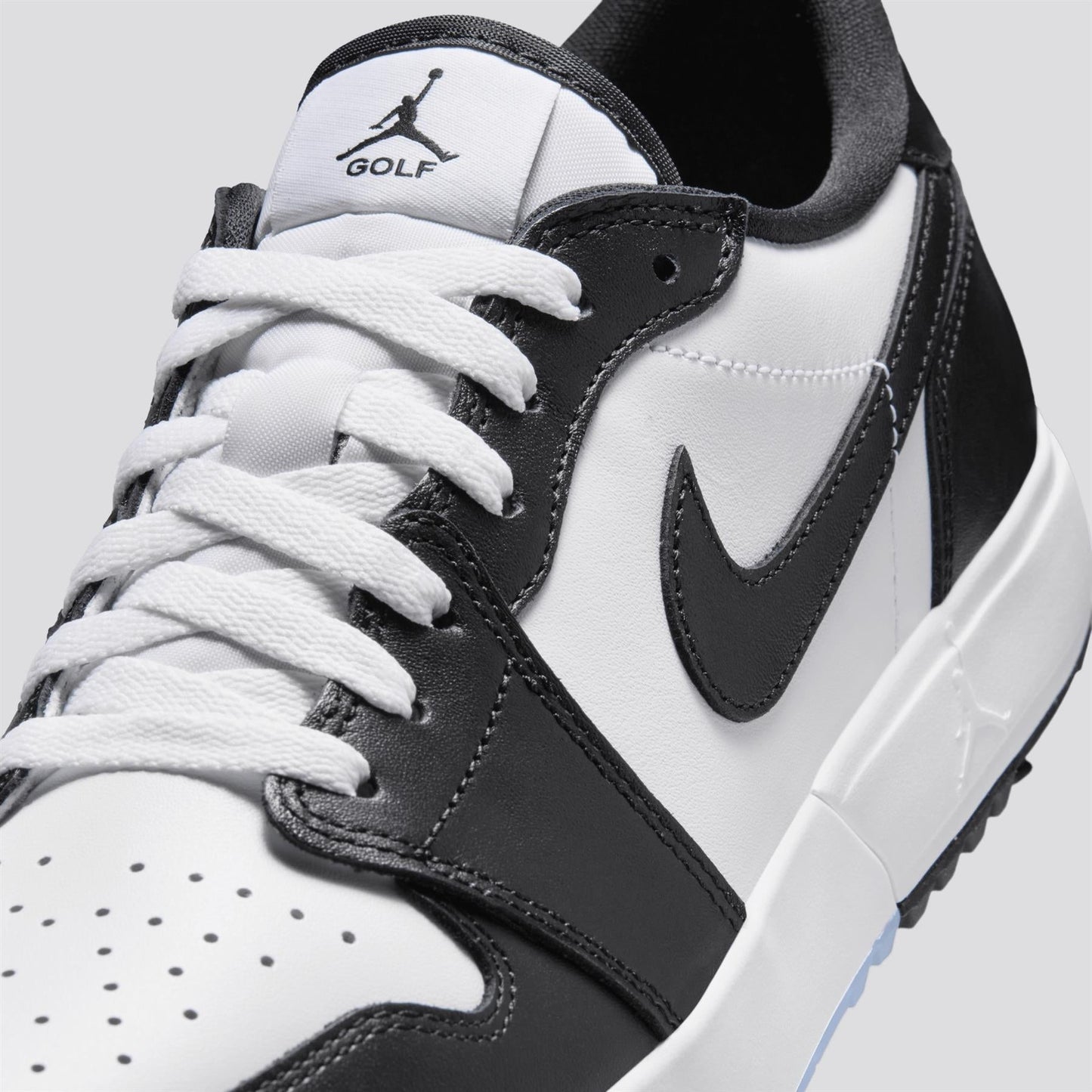 Air Jordan 1 Low Spiked Golf Shoes White/Black