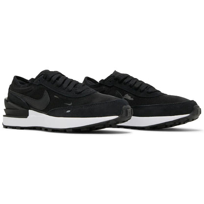 Nike Waffle One Black White Orange Black (GS)