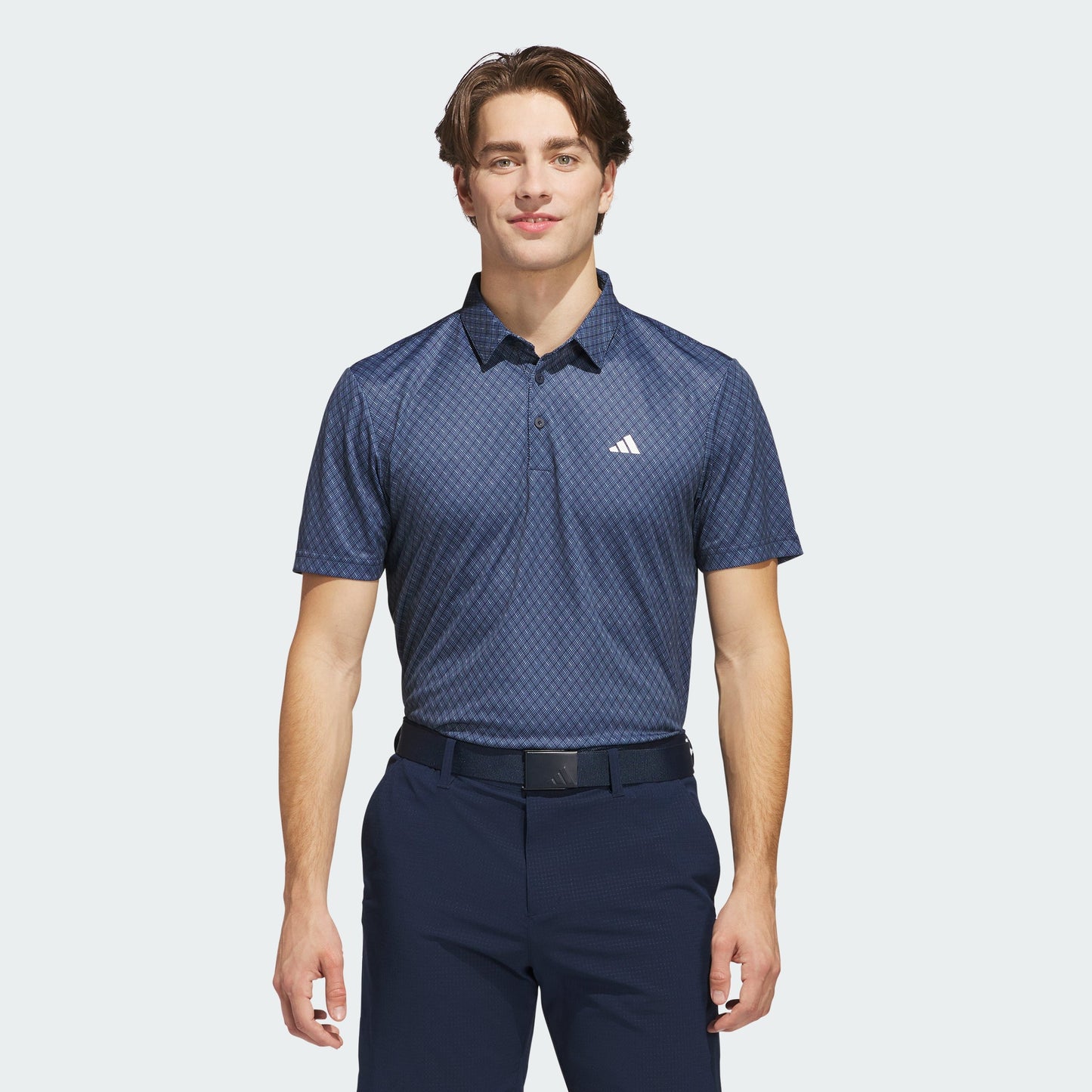 Men's adidas Core Allover Print Polo Shirt