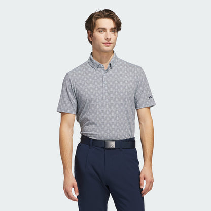 Men's adidas Go-To Printed Stripe Polo Shirt