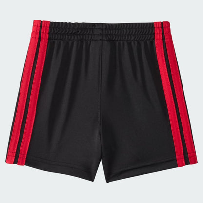 Kids' adidas Two-Piece Short Sleeve Raglan Printed Tee and Shorts Set
