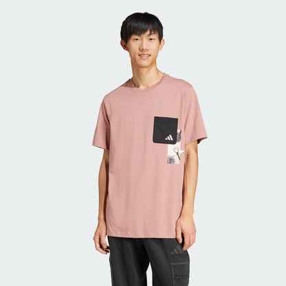 Men's adidas Lens Elevated Pocket Graphic Tee