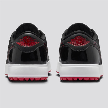 Air Jordan 1 Low G Spiked Golf Shoes Black/Varsity Red/White