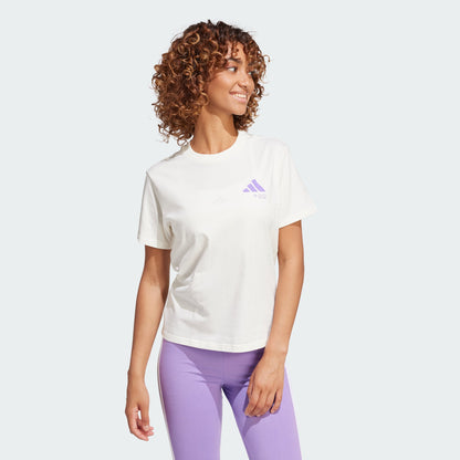 Women's adidas Lounge Verbiage Graphic Tee