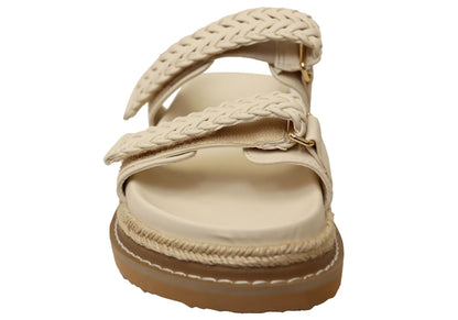 Billini Alva Womens Comfortable Platform Slides Sandals