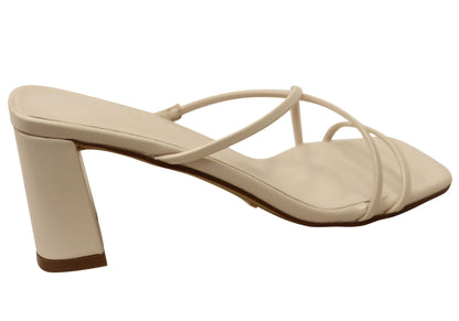 Billini Harlene Womens Comfortable Heeled Slides Sandals