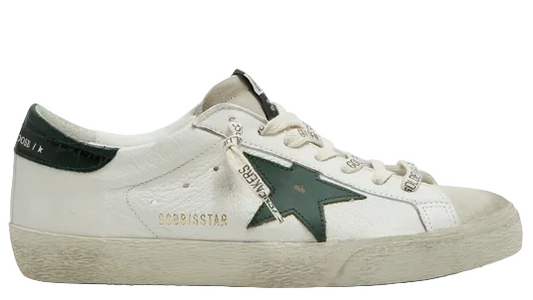 Golden Goose Super-Star White Green