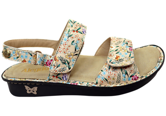 Alegria Verona Womens Comfortable Leather Sandals Summer Thyme