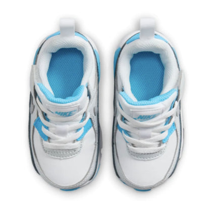 Nike Air Max 90 EasyOn White Baltic Blue Armory Navy Wolf Grey (I)