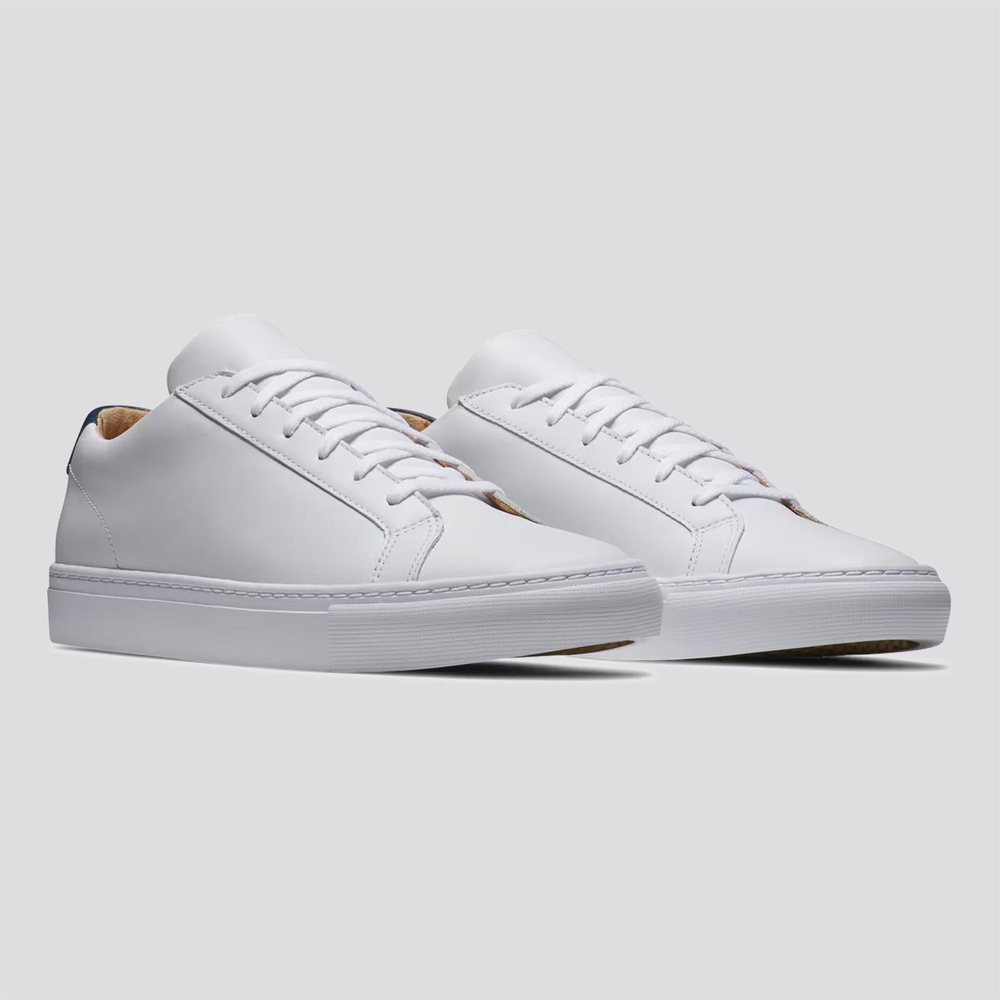 FJ COURT Spikeless Golf Shoes White/Navy