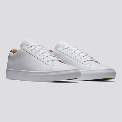 FJ COURT Spikeless Golf Shoes White/Navy