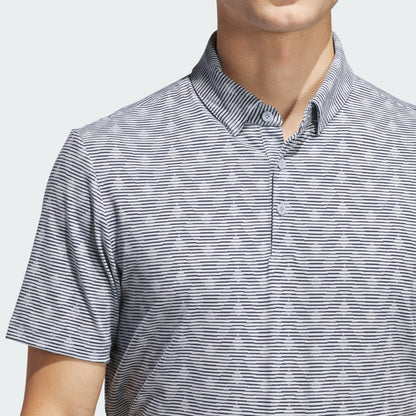 Men's adidas Go-To Printed Stripe Polo Shirt