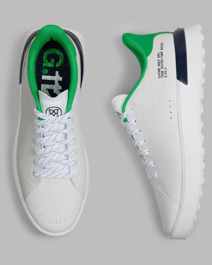 G.112 Embossed Skull & Tees Hybrid Spikeless Golf Shoes Snow/Clover