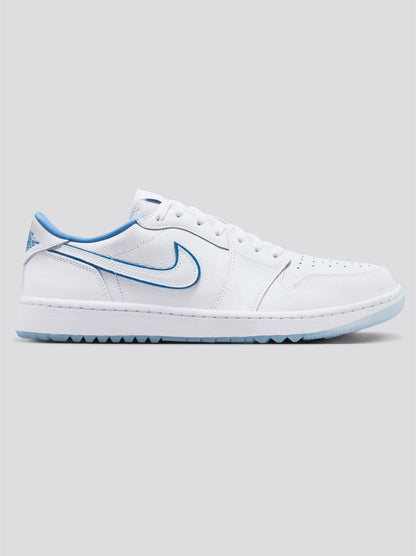 Air Jordan 1 Low Spikeless Golf Shoes White/Legend Blue/Blue Tint
