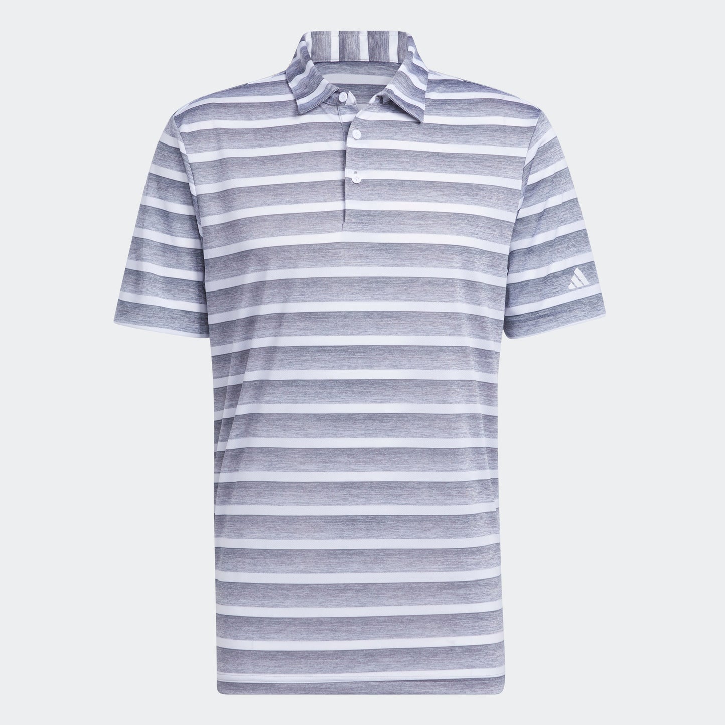 Men's adidas Two-Color Striped Polo Shirt