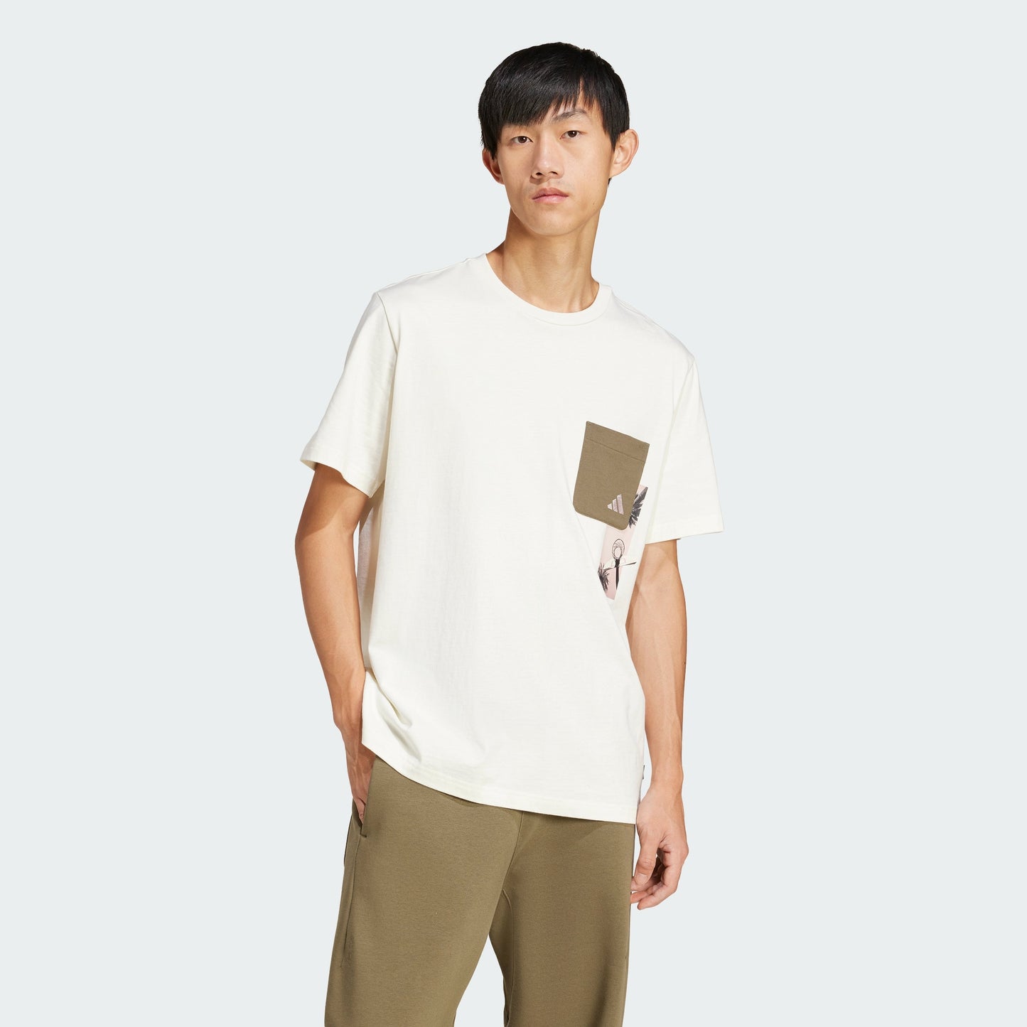 Men's adidas Lens Elevated Pocket Graphic Tee