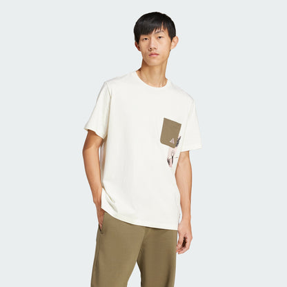 Men's adidas Lens Elevated Pocket Graphic Tee