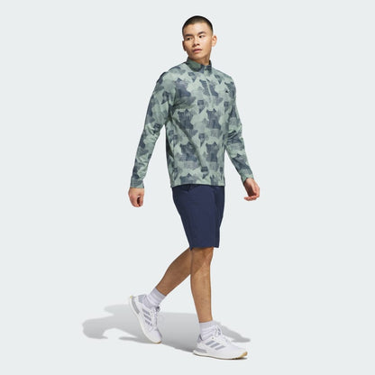 Men's adidas Go-To Printed Quarter-Zip Pullover