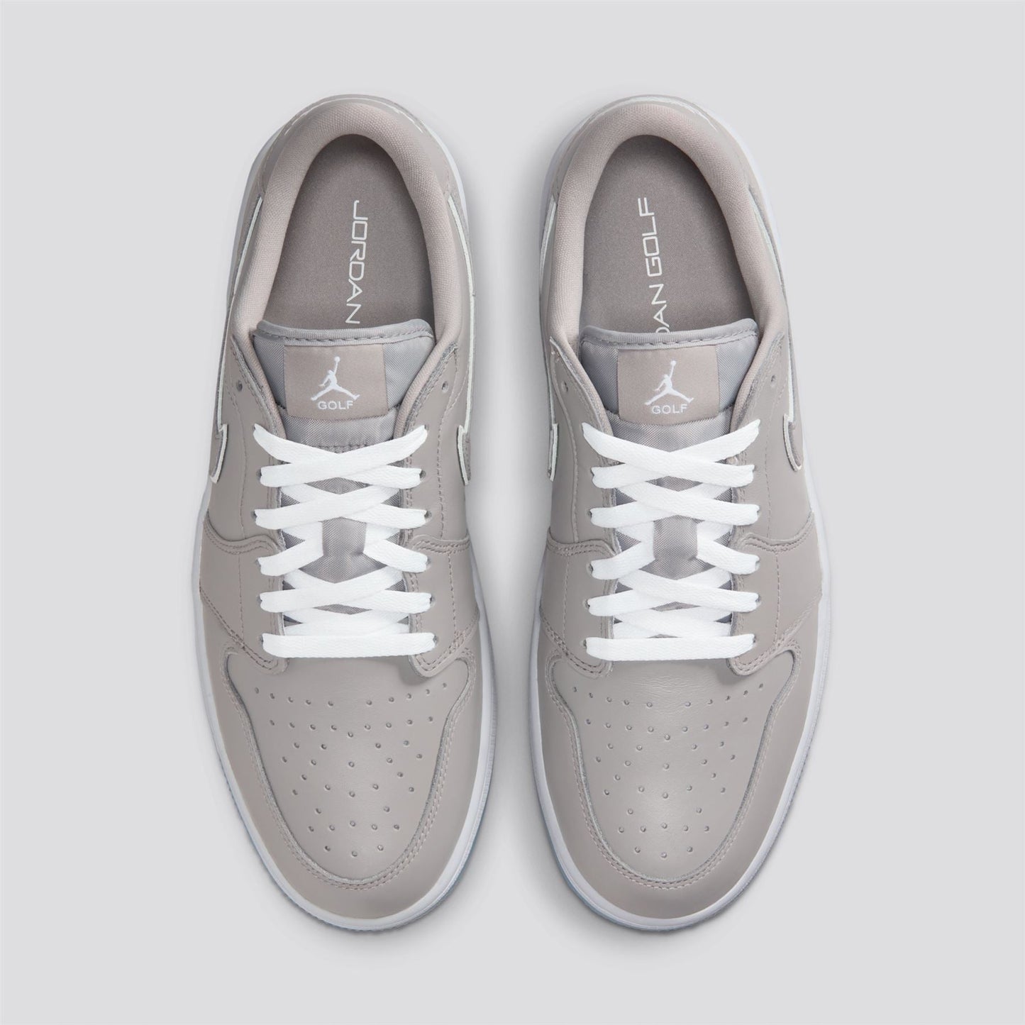 Air Jordan 1 Low Spikeless Golf Shoe Medium Grey/White/Blue Tint